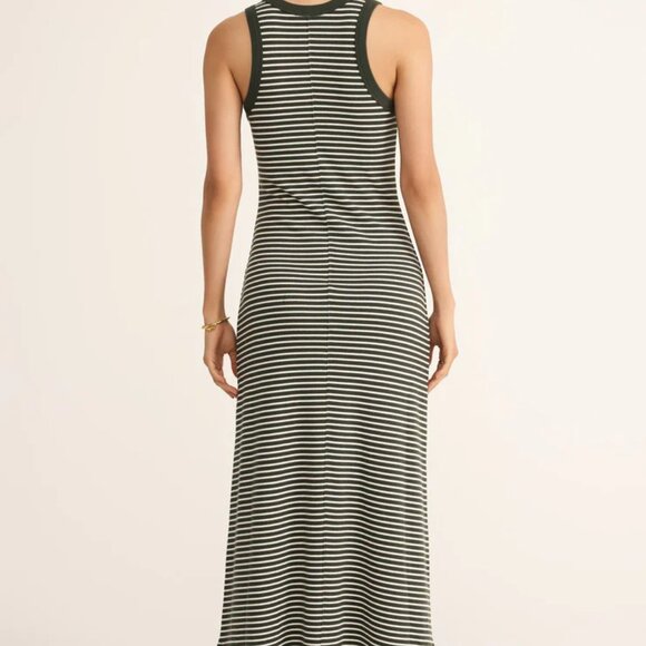 Like New. Worn Once. Z Supply Goodwin Stripe Midi Dress Size Small - Picture 2 of 2